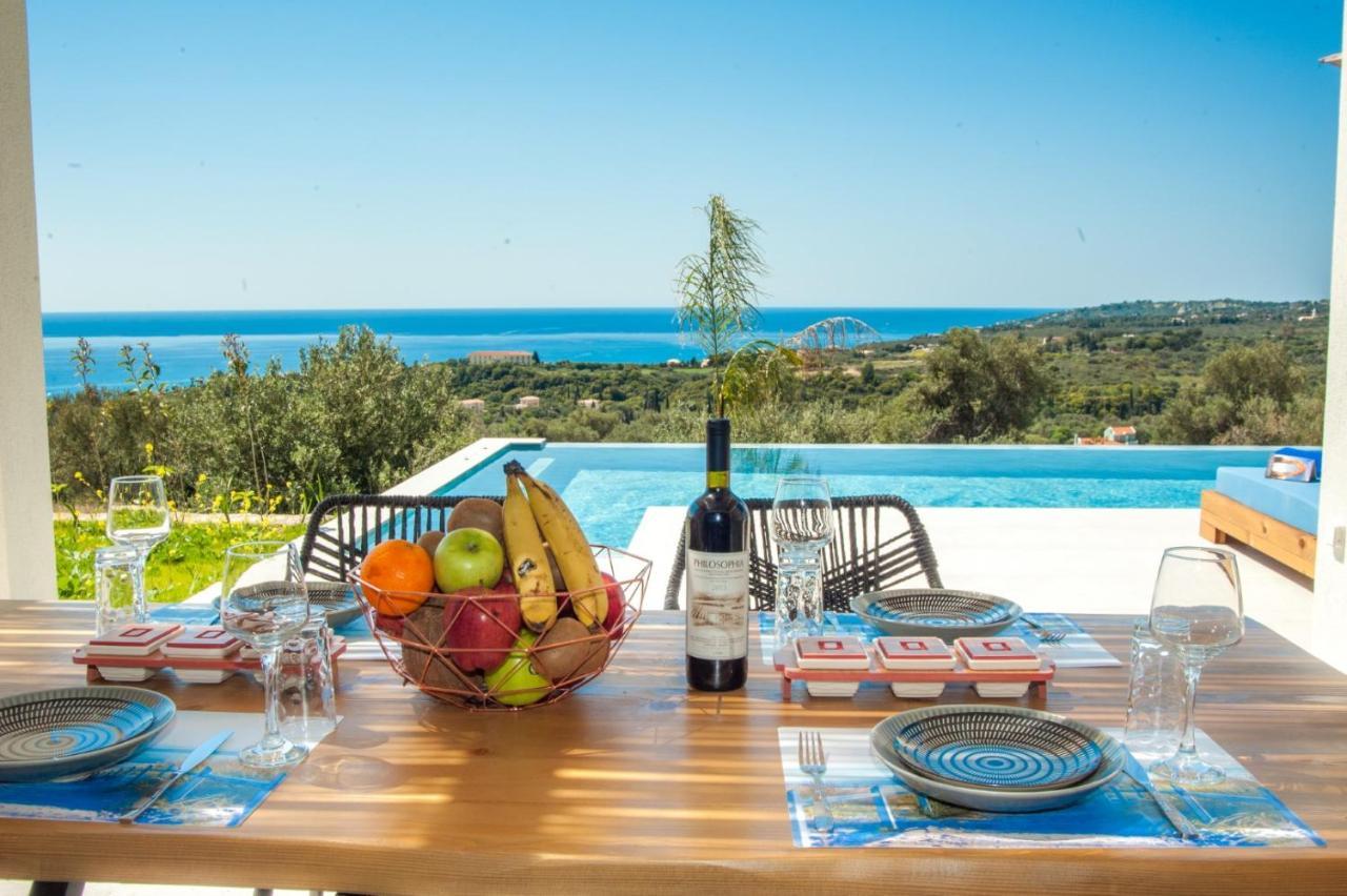 Natural Stone Villas Kefalonia ตราเปซากิ ภายนอก รูปภาพ
