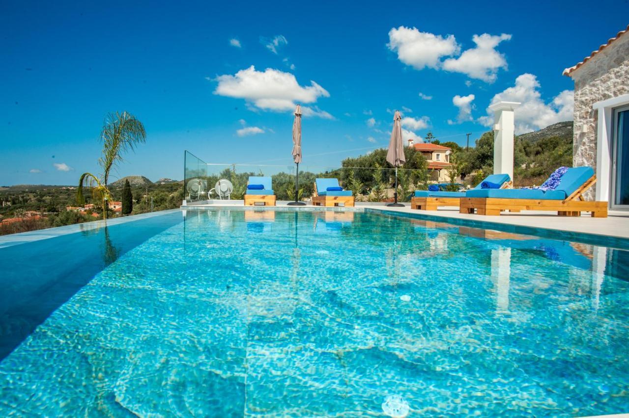 Natural Stone Villas Kefalonia ตราเปซากิ ภายนอก รูปภาพ