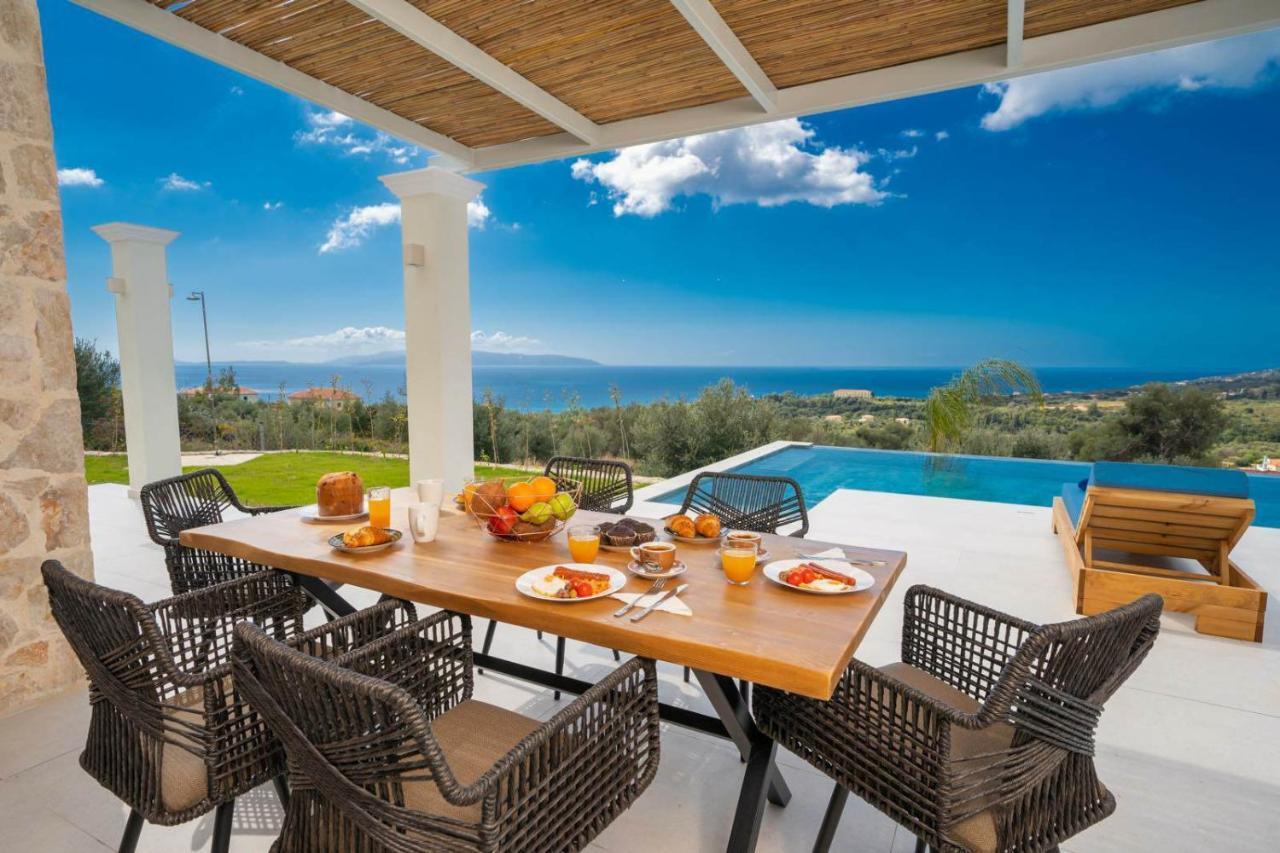 Natural Stone Villas Kefalonia ตราเปซากิ ภายนอก รูปภาพ